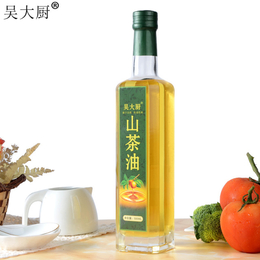 吴大厨山茶油500ml*茶籽油食用油月子油聪明油健康油茶油