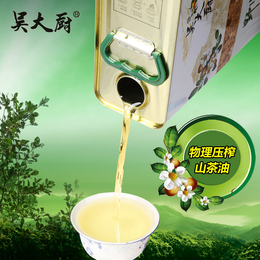 吴大厨山茶油3l冷榨冷提茶籽油食用油长寿油聪明油茶油