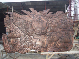 北京铜浮雕 锻铜浮雕厂 浮雕墙 板锻铸