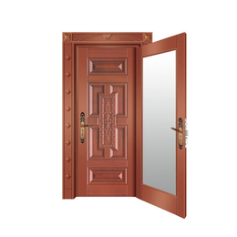 紫铜铜铝门、铜铝门、万安门业铸造铜铝门