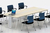 上海办公家具板式会议桌销售可折叠会议桌浅色会议桌出售厂家*缩略图2
