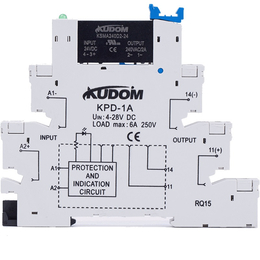 供应库顿KUDOM导轨式交流固态继电器