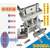 双工位液压冲孔机 护栏打孔设备生产厂 围栏冲孔机供应厂缩略图4