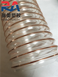 pu透明钢丝风管400-瑞奥塑胶软管-盘锦pu透明钢丝风管