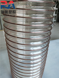 pu透明钢丝风管400-瑞奥塑胶软管-葫芦岛pu透明钢丝风管