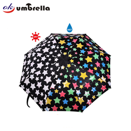 厂家定制款图案遇水开花伞雨伞定制logo礼品广告自动变色伞