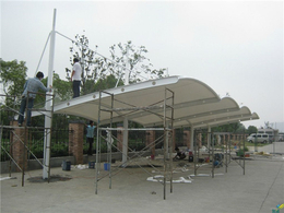 膜结构停车棚-【义乌蓬运棚业】-膜结构停车场设施