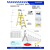 ****金锚梯具价格表 FO11玻璃钢绝缘工作梯 施工梯缩略图3
