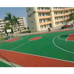 室外塑胶篮球场、安庆塑胶球场、合肥秀珀地坪工程(多图)