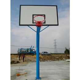 鹤壁固定篮球架,冀中体育公司,单臂固定篮球架多少钱