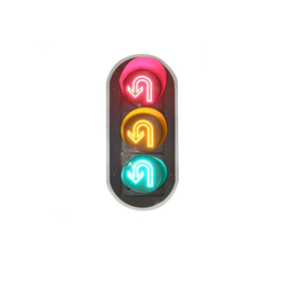  航永顺300直径红黄绿调头机动车灯 LED交通信号灯 三单元 缩略图