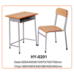学校课桌椅HY-0201低价课桌椅供应商
