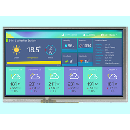 7寸高清TFT显示屏带电容触摸屏