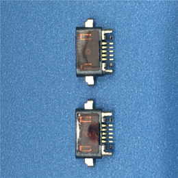 MICRO USB 5PIN前插后贴防水母座M2X12