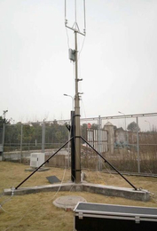 供应10米可拆卸可移动升降避雷针安装图YB便携式照明升降杆