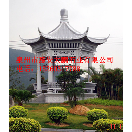 六角石亭  休闲凉亭  花岗岩石雕亭子  福建石亭****厂家