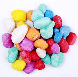 染色鹅卵石厂家 染色鹅卵石的用途 染色鹅卵石的作用