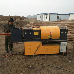 衢州小型钢管除锈机带料架_沐夏机械