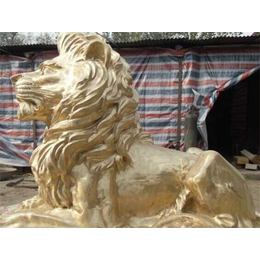 邵阳铸铜狮子雕塑生产商、世隆雕塑