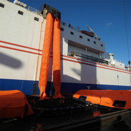 船舶用海上撤离系统 客滚轮 300人平台用垂直撤离系统
