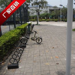 昭通卡位式自行车停车架共享单车停放|博昌厂家(图)