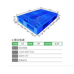 焦作塑料托盘加工-焦作塑料托盘-君众包装(查看)