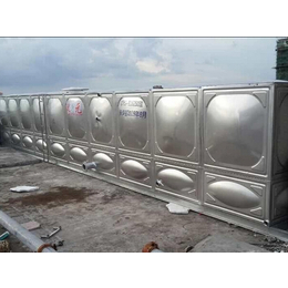 圆形保温水箱组合式保温水箱、状元不锈钢水塔(图)