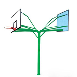 荆州固定篮球架、冀中体育公司、社区用固定篮球架安装