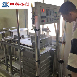 中科圣创河北沧州大型仿手工豆腐皮机 手工豆腐皮生产设备 