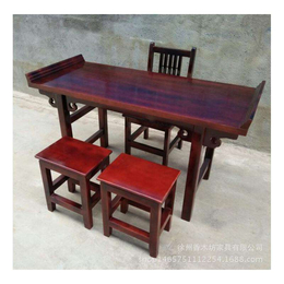 中国式书法教学桌椅