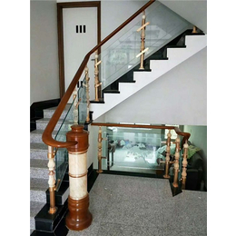室内别墅楼梯扶手-别墅楼梯-杭州顺发楼梯价格