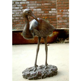 延安鹤雕塑-来图定做-景观鹤雕塑
