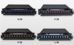 供应24口抽拉式光纤配线架 机架式24口抽拉式光纤终端盒