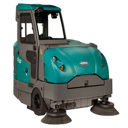 盐城地面清洁设备坦能驾驶式扫地机S30中型重工燃油电瓶扫地机