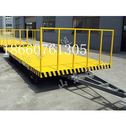 轨道式超低牵引平板拖车 平板拖车价格  物流设备  厂家*
