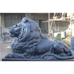 西藏铜狮子雕塑
