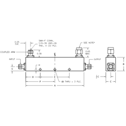 ATM Microw*e耦合器C123E-6