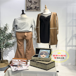 广州休闲品牌服饰清仓音非19秋装货源尾货进货渠道