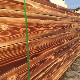 上海提供生产南方松碳化木木材