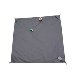 热卖户外野营210口袋野餐垫便携迷你防水格子布防潮沙滩野营毯