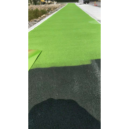 黑色沥青路面怎么能改成彩色路面