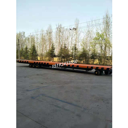 北京双向牵引平板拖车10T厂区内使用板车图片缩略图