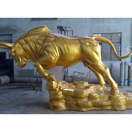 内蒙古大型铜牛雕塑,泽璐铜雕,大型铜牛雕塑供应商