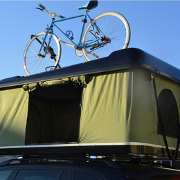 柏拉途户外车顶帐篷液压玻璃钢顶帐篷全自动可折叠帐篷带行李架