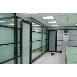 山东尚格隔墙型材(图)|临沂办公玻璃隔断|办公玻璃隔断