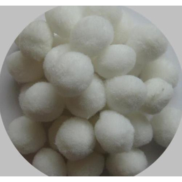 纯白纤维球滤料报价-宇泰滤料-生产现场纤维球滤料