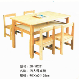 ZH-YR021四人课桌椅