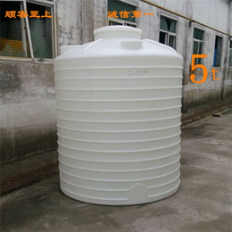 生产厂家(图)_耐酸碱5吨PE塑料储罐_5吨PE塑料储罐