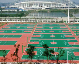 校园硅pu球场-安徽国优工程公司-蚌埠硅pu球场