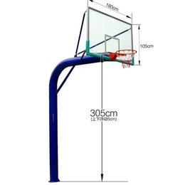荆门固定篮球架,冀中体育公司,室外固定篮球架价格